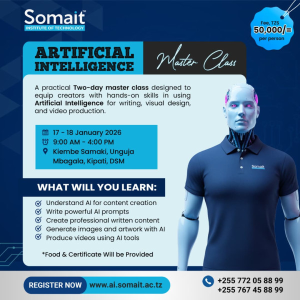 Two-day AI Masterclass — January 2026 intake